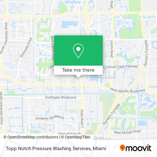 Mapa de Topp Notch Pressure Washing Services