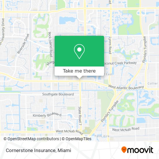 Cornerstone Insurance map