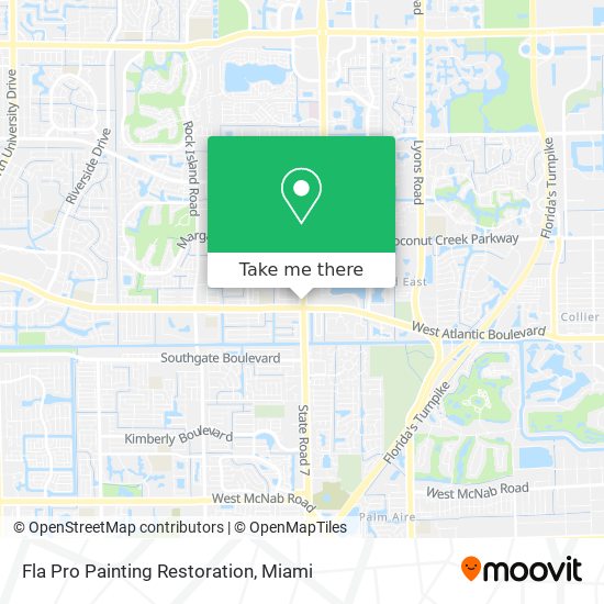 Fla Pro Painting Restoration map