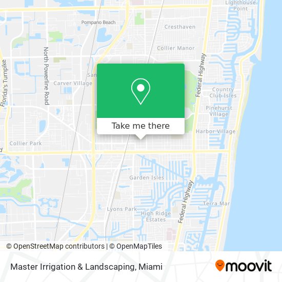 Master Irrigation & Landscaping map