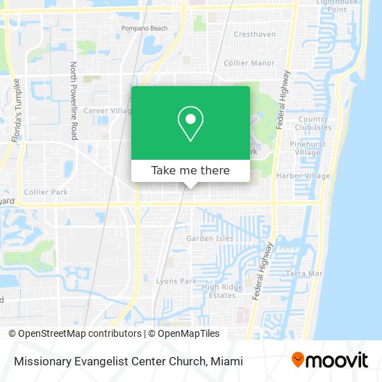 Missionary Evangelist Center Church map