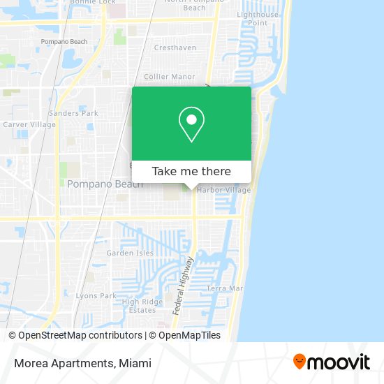 Morea Apartments map