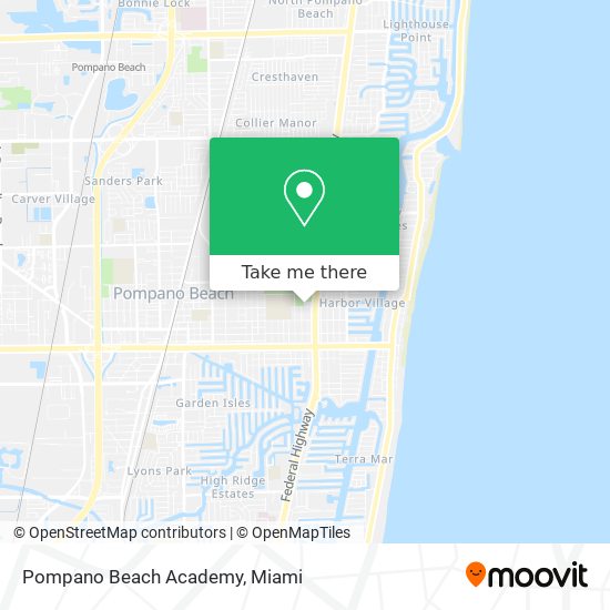 Mapa de Pompano Beach Academy