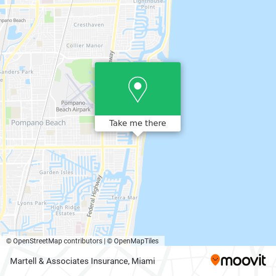 Mapa de Martell & Associates Insurance