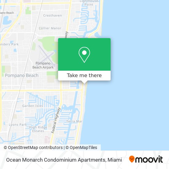 Ocean Monarch Condominium Apartments map