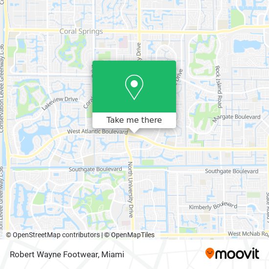 Robert Wayne Footwear map