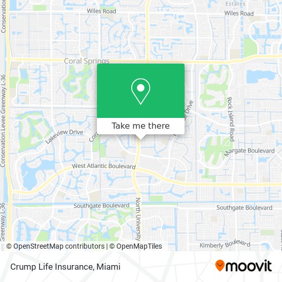 Crump Life Insurance map