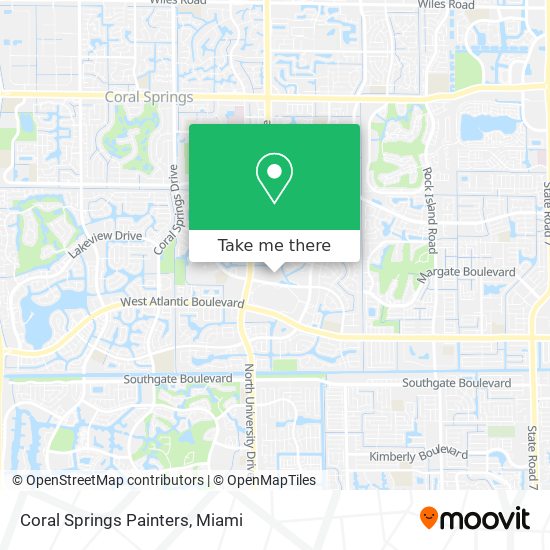 Coral Springs Painters map