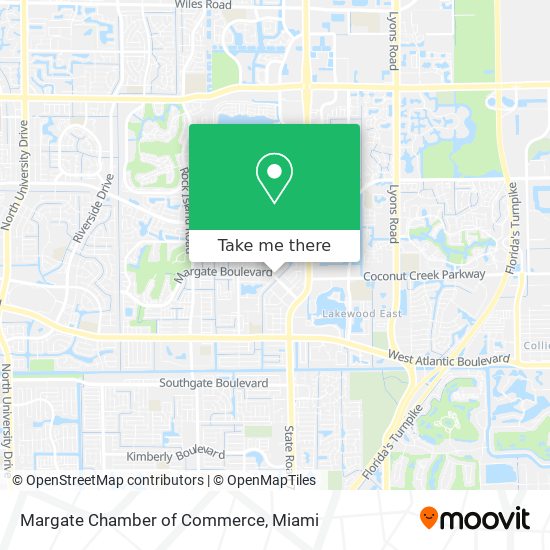 Margate Chamber of Commerce map