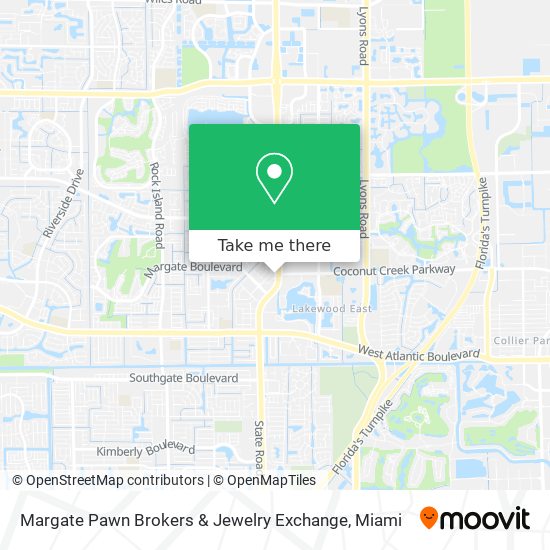 Mapa de Margate Pawn Brokers & Jewelry Exchange