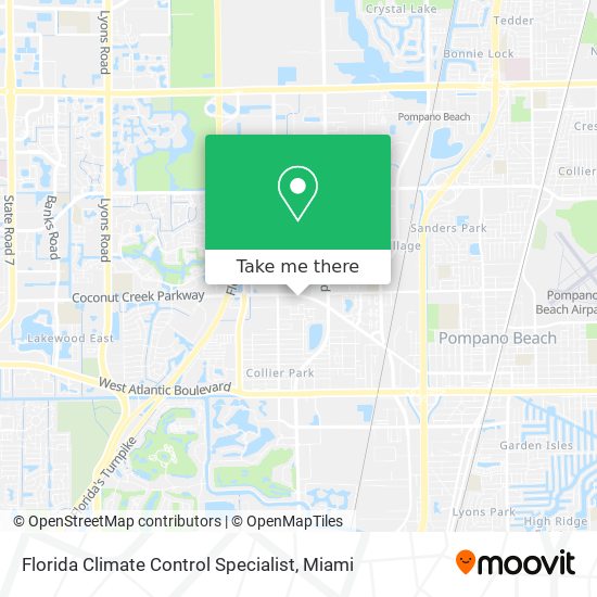 Mapa de Florida Climate Control Specialist