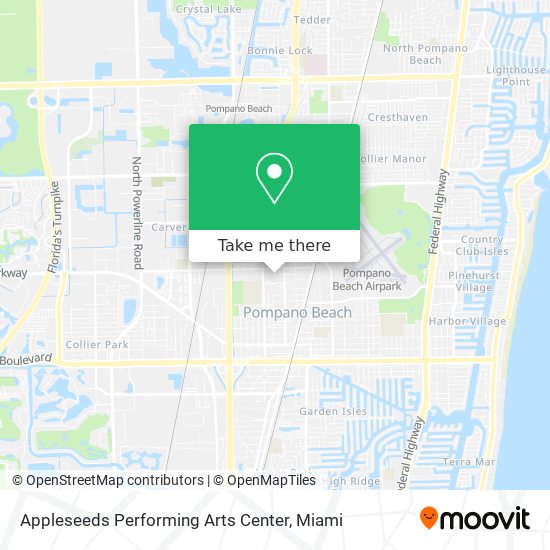 Appleseeds Performing Arts Center map