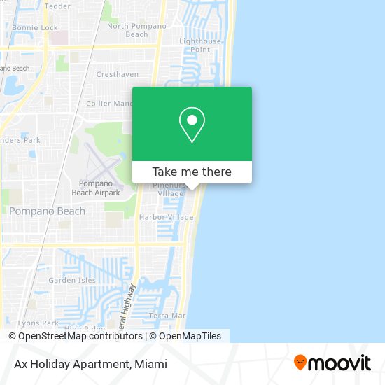 Mapa de Ax Holiday Apartment