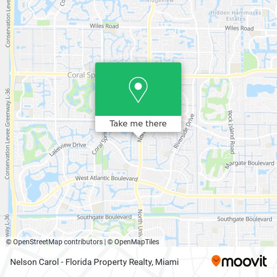 Mapa de Nelson Carol - Florida Property Realty