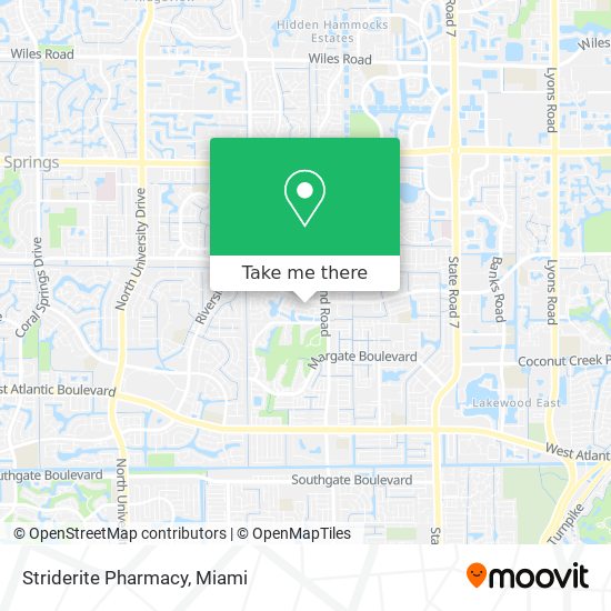 Mapa de Striderite Pharmacy
