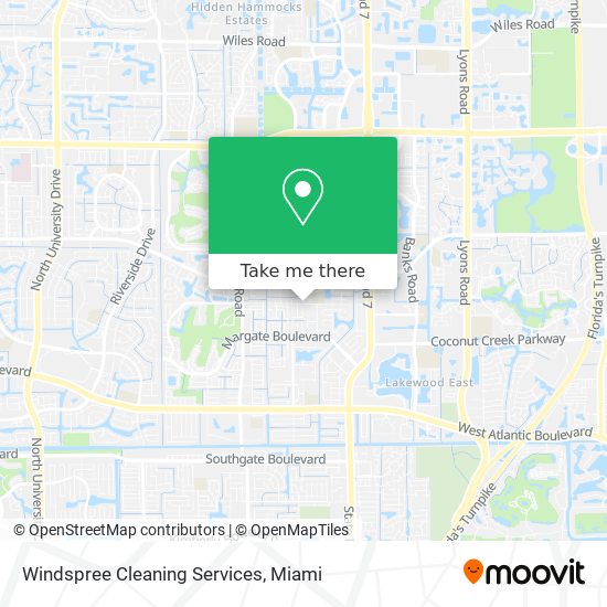 Windspree Cleaning Services map