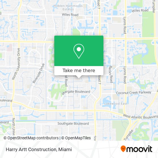 Mapa de Harry Artt Construction