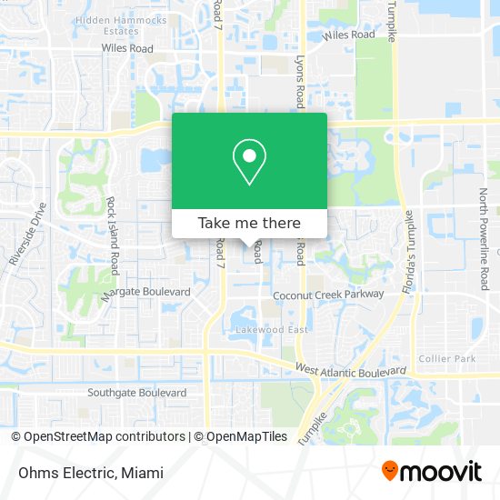 Ohms Electric map