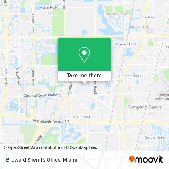 Broward Sheriffs Office map