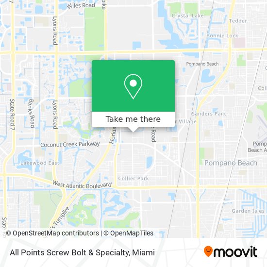 All Points Screw Bolt & Specialty map