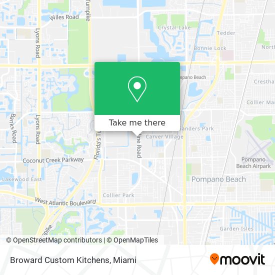 Broward Custom Kitchens map