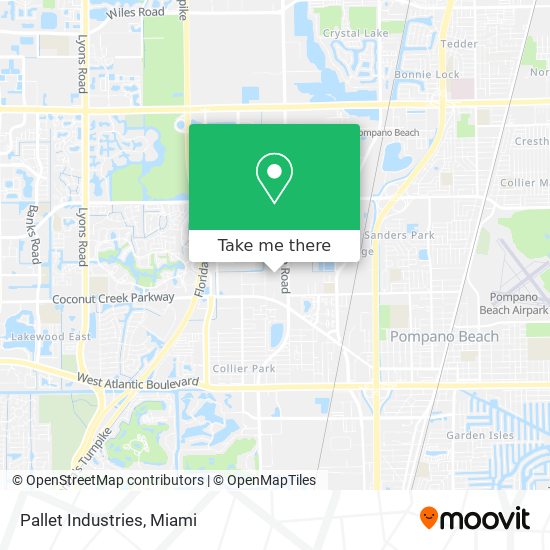 Mapa de Pallet Industries