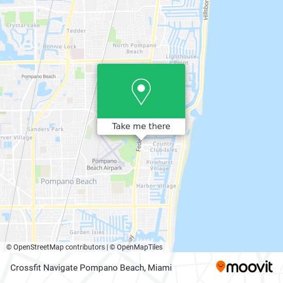 Crossfit Navigate Pompano Beach map