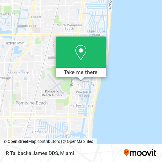 Mapa de R Tallbacka James DDS
