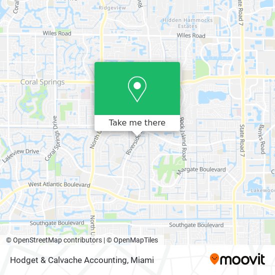 Mapa de Hodget & Calvache Accounting