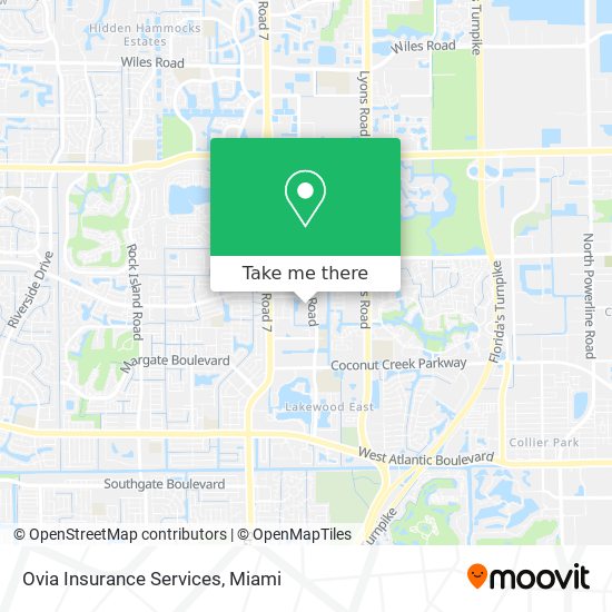 Ovia Insurance Services map