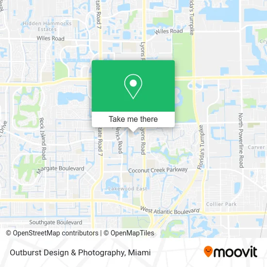 Outburst Design & Photography map