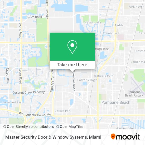 Mapa de Master Security Door & Window Systems