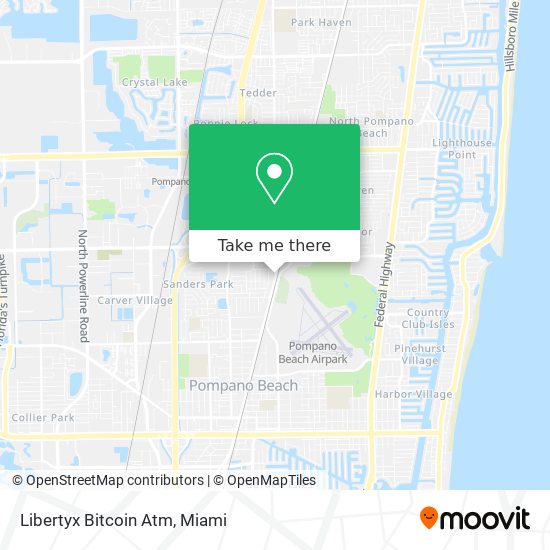 Mapa de Libertyx Bitcoin Atm