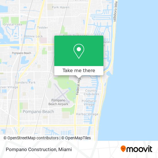 Pompano Construction map