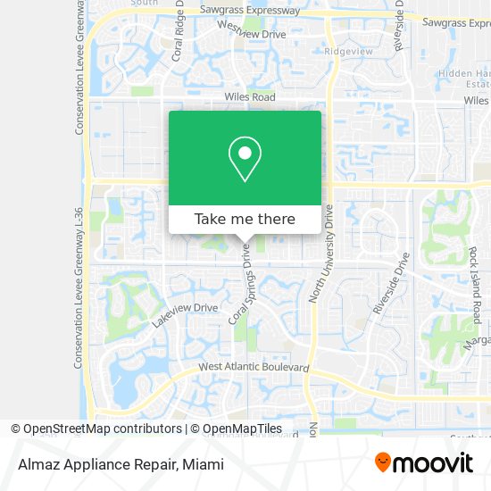 Mapa de Almaz Appliance Repair