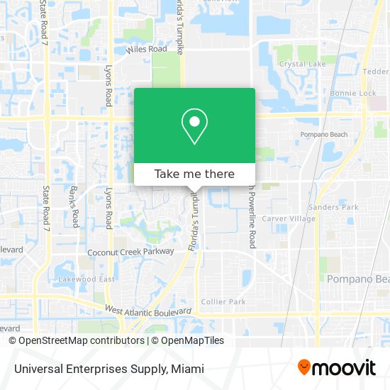 Mapa de Universal Enterprises Supply