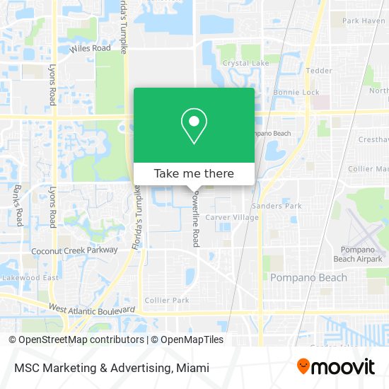 MSC Marketing & Advertising map