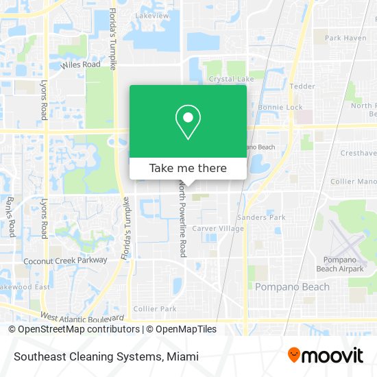 Southeast Cleaning Systems map