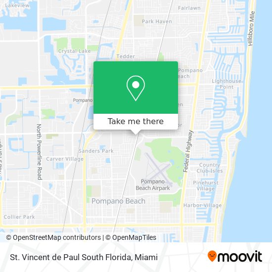 Mapa de St. Vincent de Paul South Florida