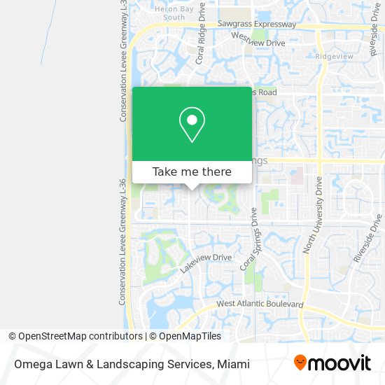 Omega Lawn & Landscaping Services map