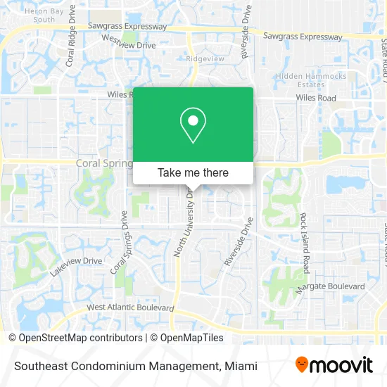 Southeast Condominium Management map