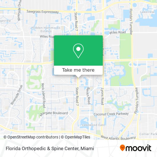 Mapa de Florida Orthopedic & Spine Center