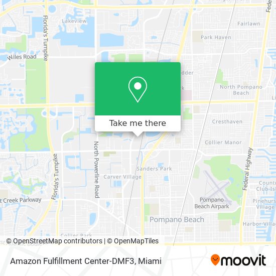 Mapa de Amazon Fulfillment Center-DMF3