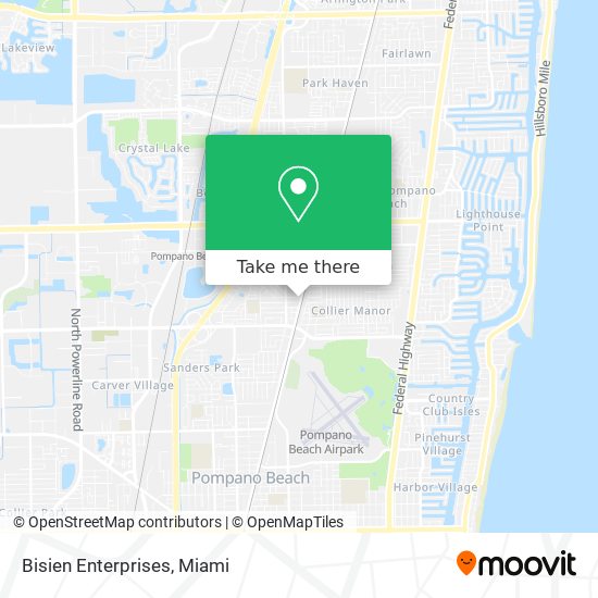 Bisien Enterprises map