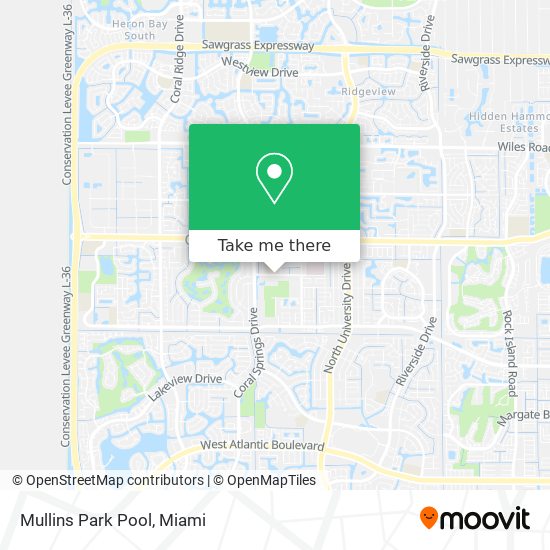 Mapa de Mullins Park Pool