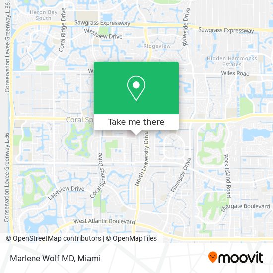 Mapa de Marlene Wolf MD