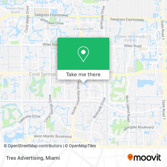 Tres Advertising map