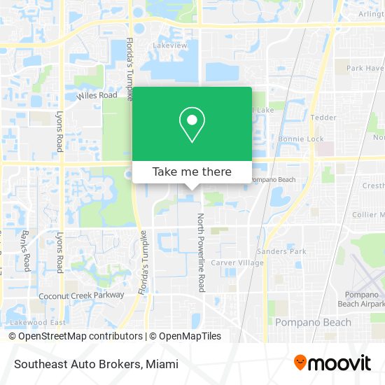 Southeast Auto Brokers map