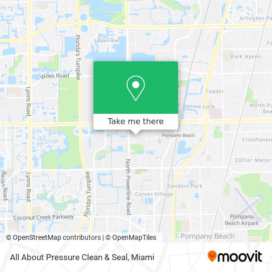 Mapa de All About Pressure Clean & Seal