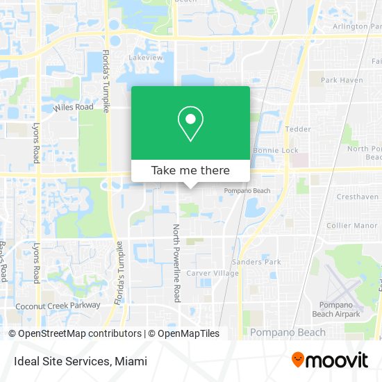 Ideal Site Services map